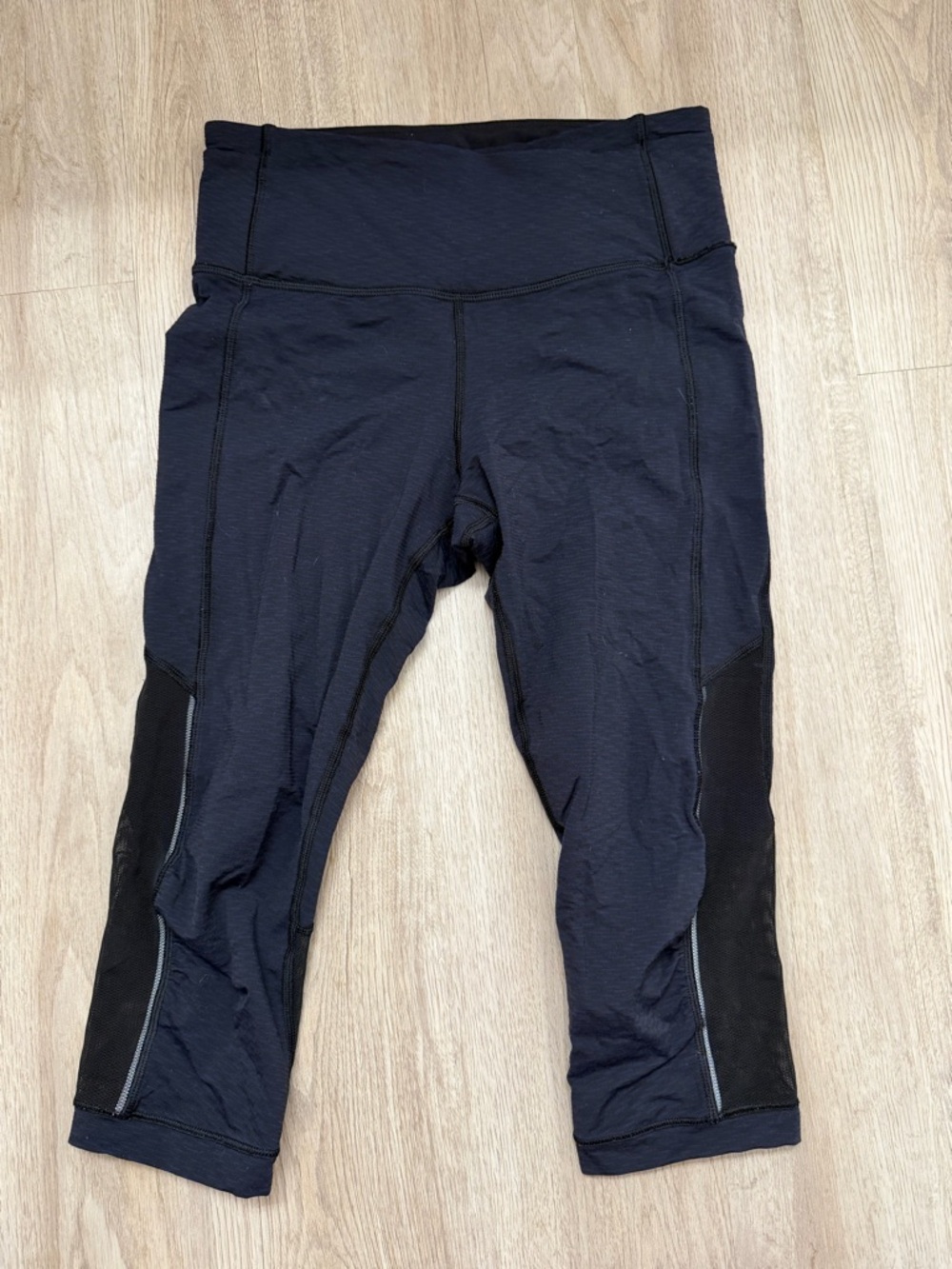 lululemon athletica navy Cropped Performance Leggings
